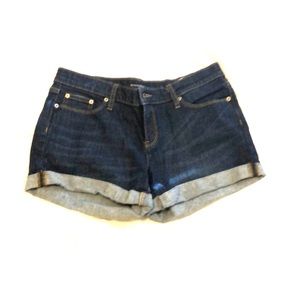 Banana republic cuffed jean shorts